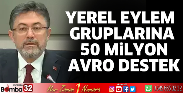 Yerel eylem gruplarına 50 milyon avro destek