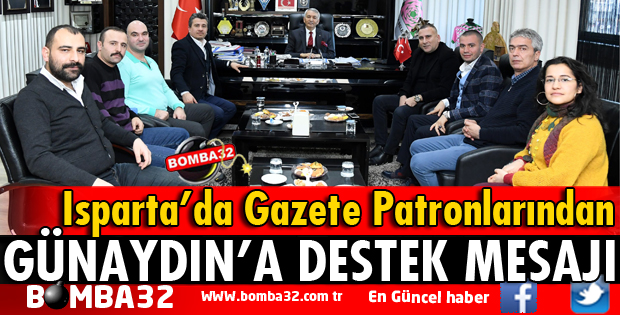 YEREL MEDYADAN BAŞKAN GÜNAYDIN'A TEŞEKKÜR VE DESTEK MESAJI
