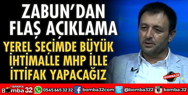 YEREL SEÇİMDE BÜYÜK İHTİMALLE MHP İLLE İTTİFAK YAPACAĞIZ