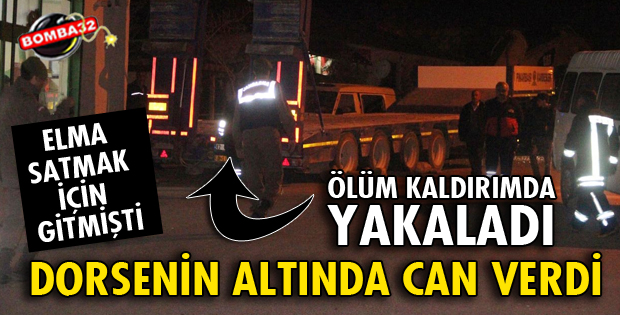 YERİNDEN ÇIKAN DORSENİN ALTINDA KALIP CAN VERDİ