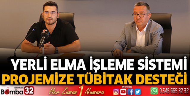Yerli Elma İşleme Sistemi Projemize TÜBİTAK Desteği