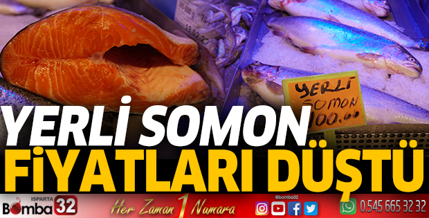 Yerli somon fiyatları düştü