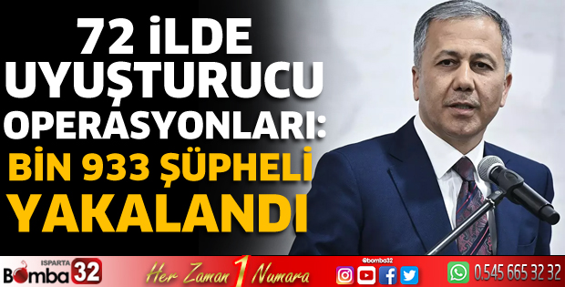 Yerlikaya: Bin 933 şüpheli yakalandı