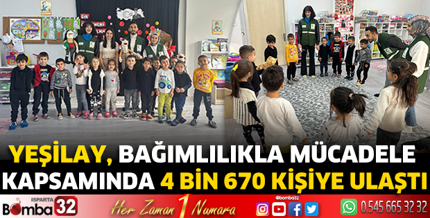Yeşilay, bağımlılıkla mücadele kapsamında 4 bin 670 kişiye ulaştı