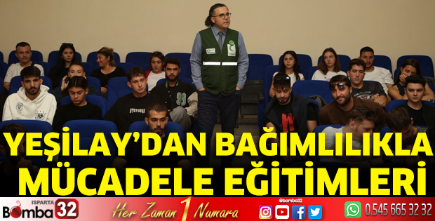 Yeşilay'dan Bağımlılıkla Mücadele Eğitimi