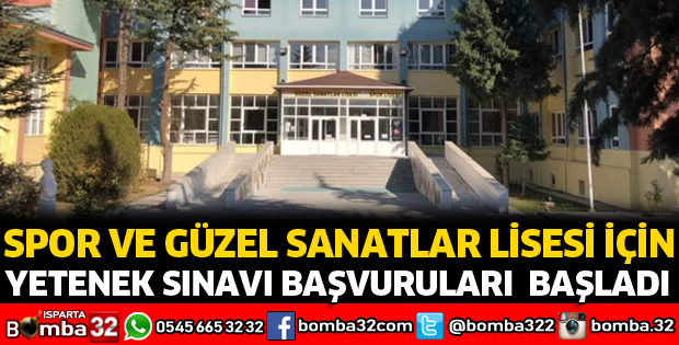 YETENEK SINAVI BAŞVURULARI BAŞLADI