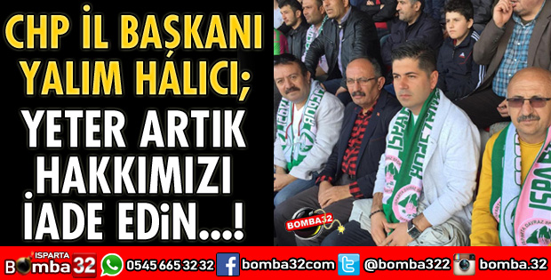 YETER ARTIK HAKKIMIZI İADE EDİN