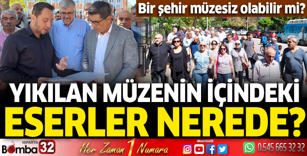 Yıkılan müzenin içindeki eserler nerede?