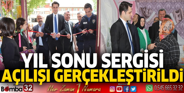 Yıl sonu sergisi açıldı