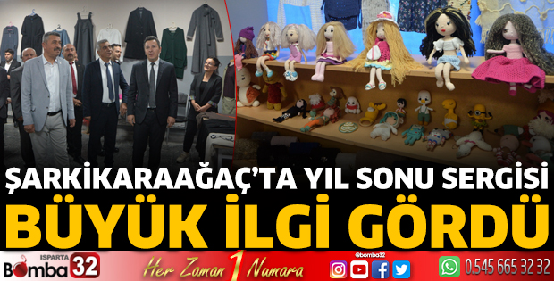 Yıl sonu sergisi büyük ilgi gördü