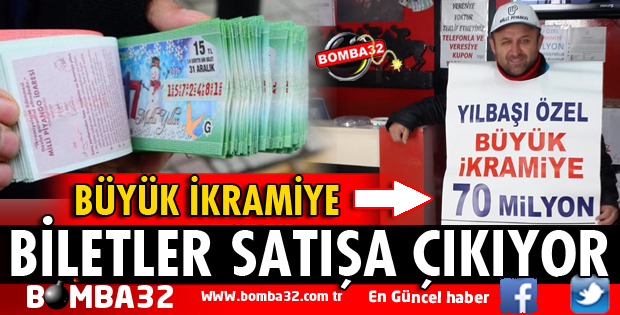 YILBAŞI MİLLİ PİYANGO BİLETLERİ SATIŞA ÇIKIYOR