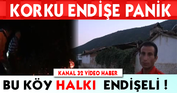 Yıldırım, yangına neden oldu