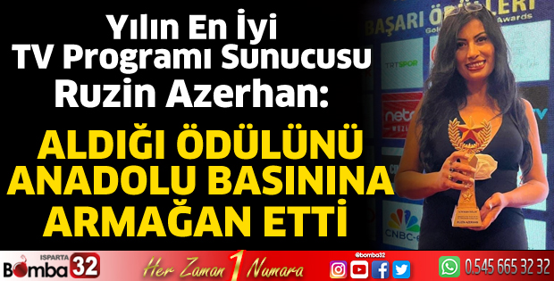 Yılın En İyi TV Programı Sunucusu Ruzin Azerhan