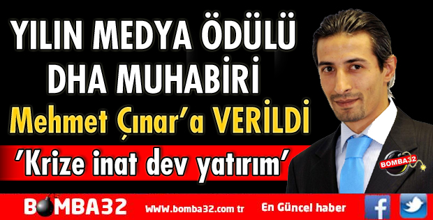 Yılın Medya Ödülü DHA muhabirine