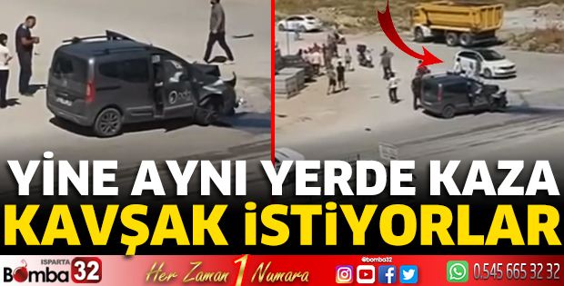 Yine aynı yerde kaza