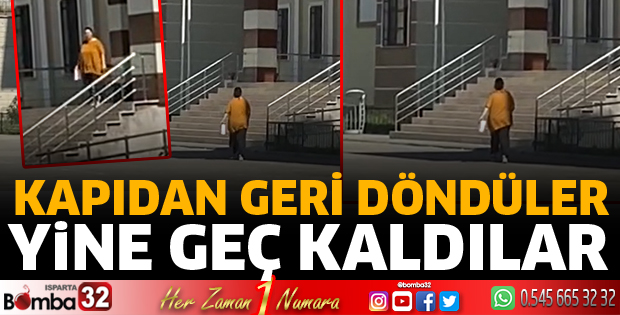 Yine geç kaldılar