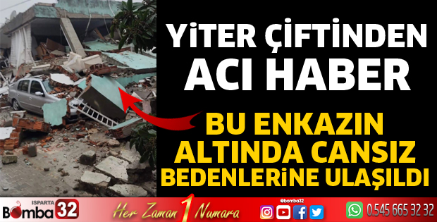 Yiter çiftinden acı haber geldi