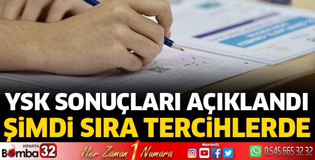YKS tercih dönemi başlıyor