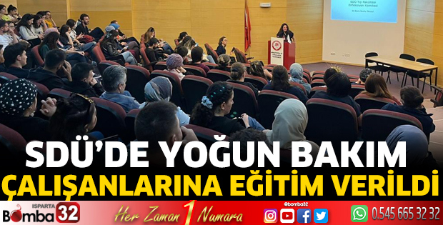 Yoğun bakım çalışanlarına eğitim verildi