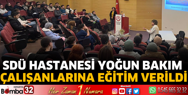 Yoğun Bakım Çalışanlarına Eğitim Verildi
