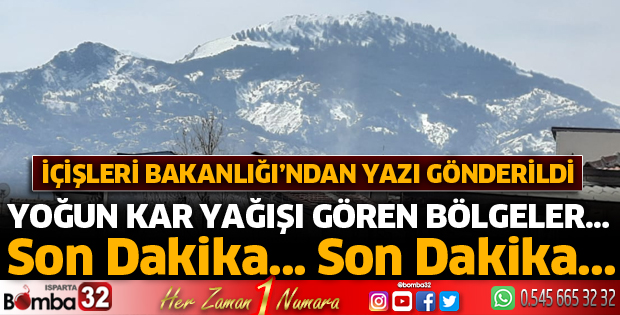 Yoğun kar yağışı gören bölgeler için uyarı geldi