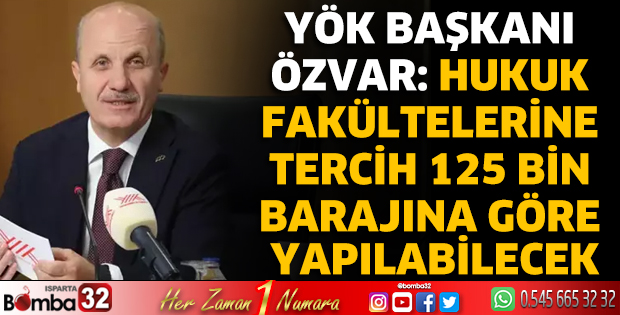 YÖK Başkanı Özvar'dan açıklamalar