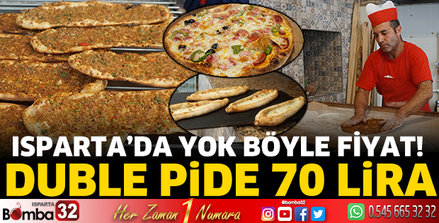 Yok böyle fiyat! duble pide 70 lira