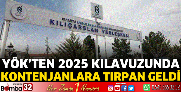 YÖK’ten 2025 kılavuzunda kontenjanlara tırpan geldi