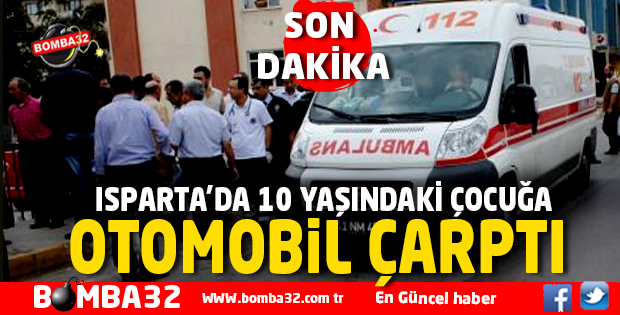 YOLUN KARŞISINA GEÇMEK İSTEDİ OTOMOBİL ÇARPTI 