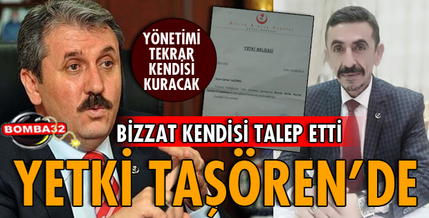 YÖNETİM KURMA YETKİSİ TAŞÖREN'DE