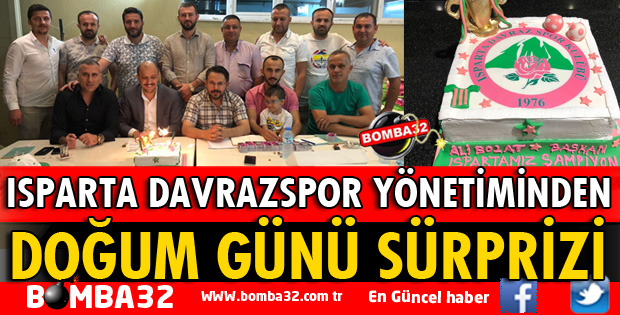 YÖNETİMDEN BAŞKANA DOĞUM GÜNÜ SÜRPRİZİ