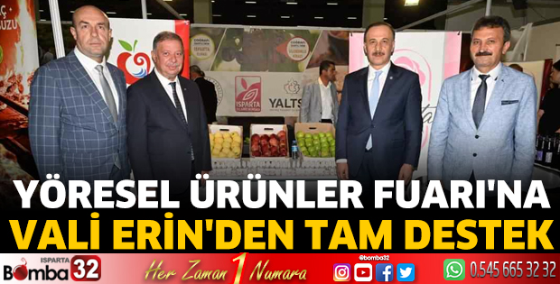 YÖREX Fuarı'na Vali Erin'den tam destek