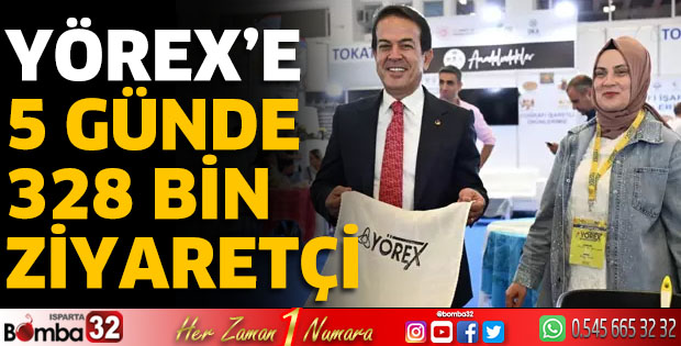 YÖREX’e 5 günde 328 bin ziyaretçi