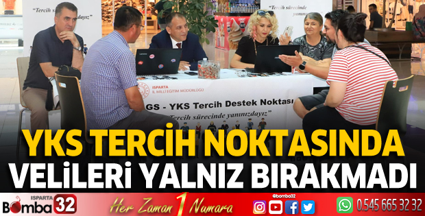YSK tercih noktasında velileri yalnız bırakmadı