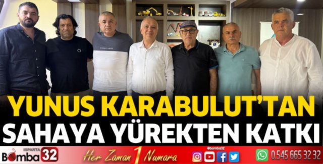 Yunus Karabulut’tan Isparta 32 Spor’a  Anlamlı Destek