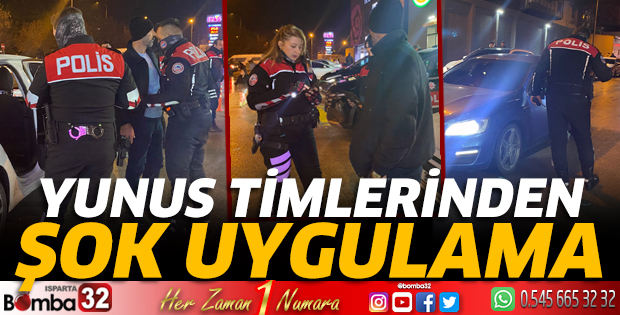 Yunus timlerinden şok uygulama 