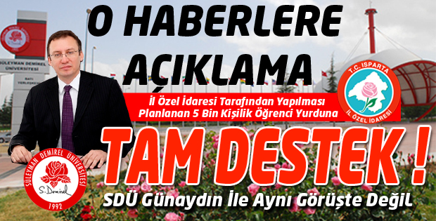 Yurda destek veriyoruz
