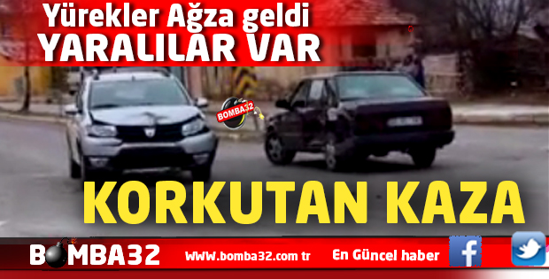 YÜREKLERİ AĞZA GETİREN KAZA !