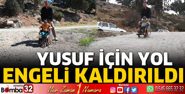 Yusuf için yol engeli kaldırıldı