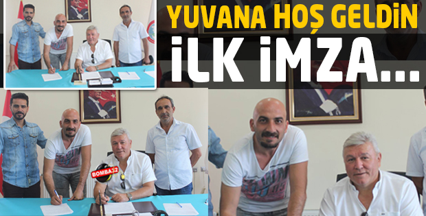 YUVANA HOŞ GELDİN İLK İMZA..