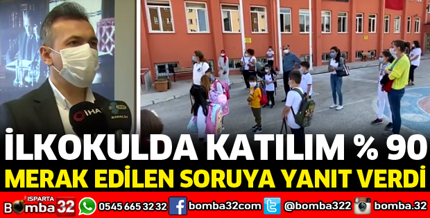 YÜZ YÜZE EĞİTİMDE YÜZDE 90 KATILIM VAR