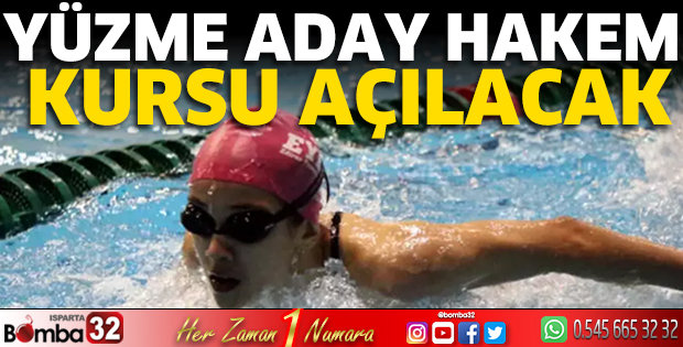 Yüzme Aday Hakem Kursu açılacak