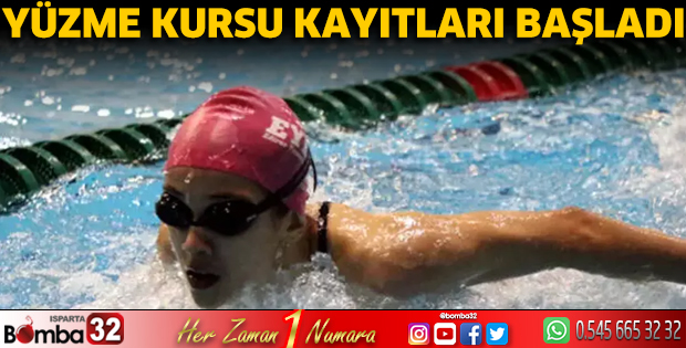 Yüzme kursu kayıtları başladı
