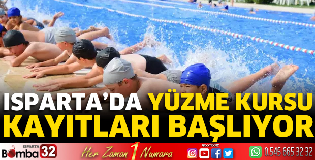 Yüzme kursu kayıtları başlıyor