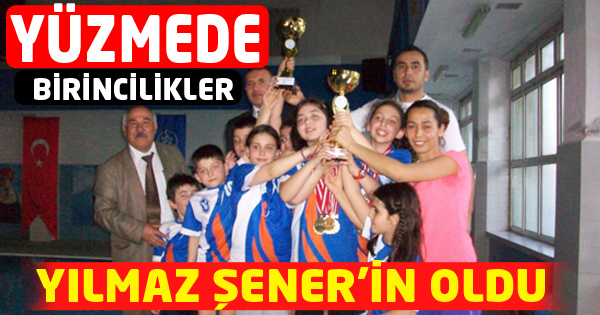 Yüzmede birincilikler Yılmaz Şener’in oldu