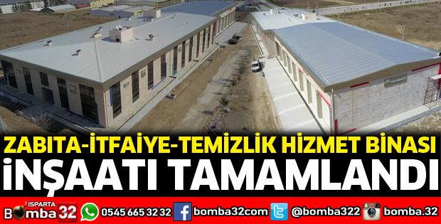 Zabıta, İtfaiye ve Temizlik hizmet binası inşaatı tamamlandı