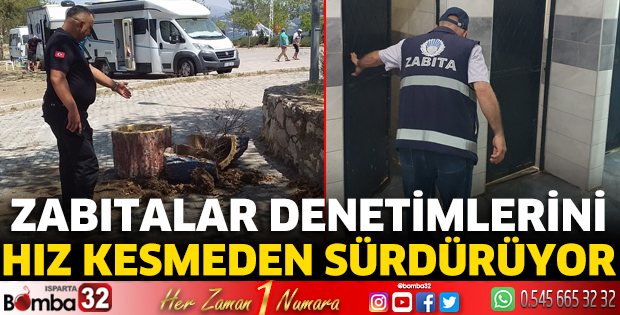 Zabıta Müdürlüğü denetimlerini sürdürüyor