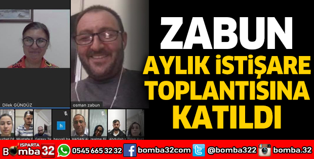 Zabun, aylık istişare toplantısına katıldı