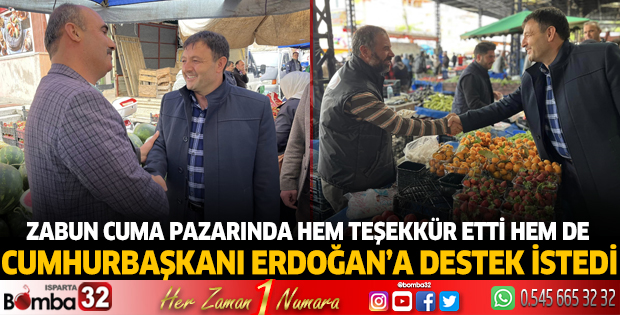 Zabun cuma pazarında