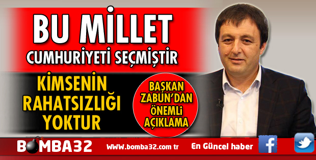 ZABUN CUMHURBAŞKANLIĞI HÜKÜMET MODELİNDE CUMHURİYET DAHA GÜÇLÜ OLACAK 